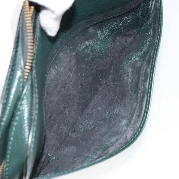 LOUIS VUITTON Taiga Baikal Clutch Bag Epicea - Picture 11 of 14